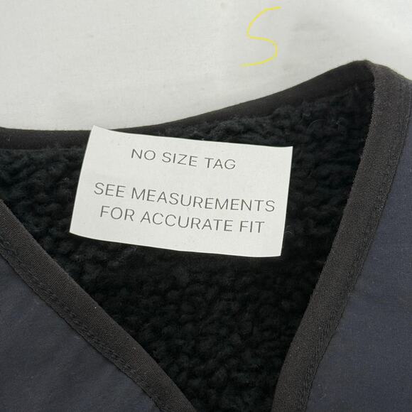 Topo Designs Jacket Mens Small Black Reversible Sherpa Fleece Zip Pockets - Picture 9 of 11